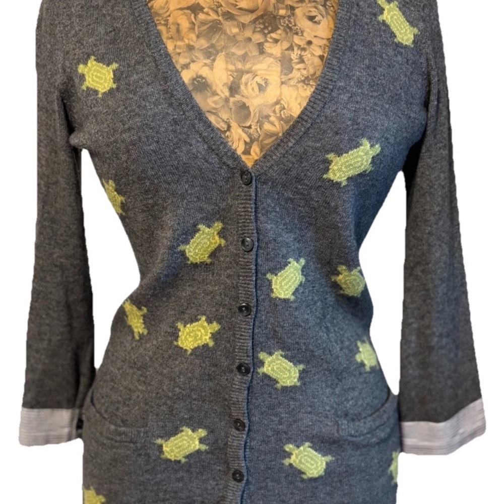 Rare Anthropologie Field Flower Wool/Cashmere Blend Cardigan Size Women’s Small